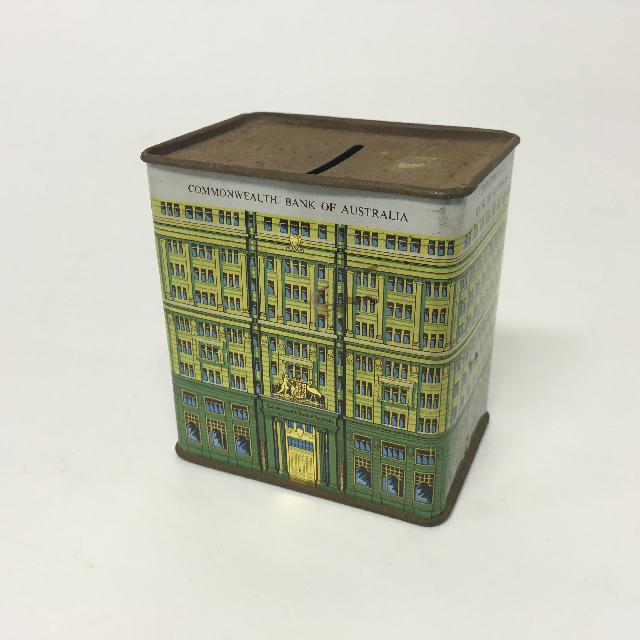 MONEY BOX, Commonwealth Bank Tin